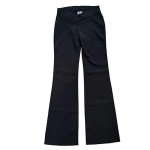 Tremor Y2K Classic Black Flare Pants with Wide-Leg Silhouette